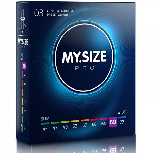 MY SIZE PRO CONDOMS 69 MM 3 UNITS