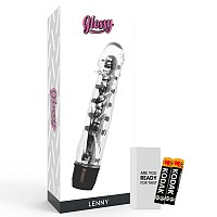 GLOSSY LENNY VIBRATOR BLACK