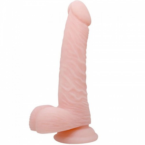 BAILE SUPER DILDO REALISTIC DILDO FLESH 18.8 CM - Dildos  /  Ομοιώματα  πέους