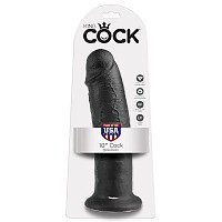 KING COCK 10 COCK BLACK 25.4 CM