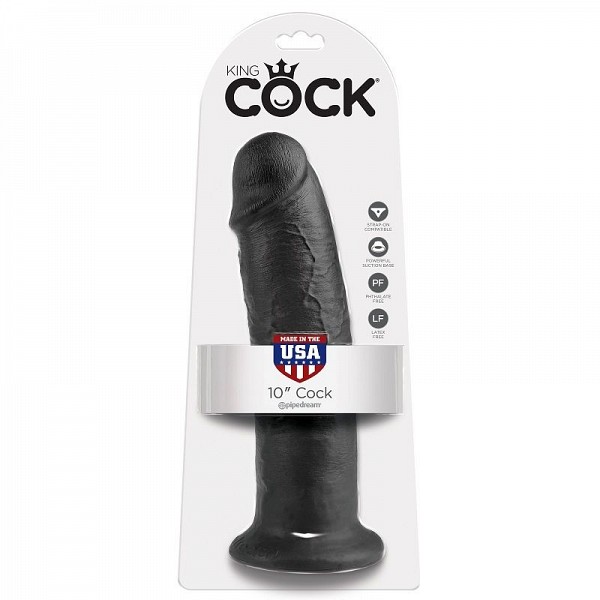 KING COCK 10 COCK BLACK 25.4 CM