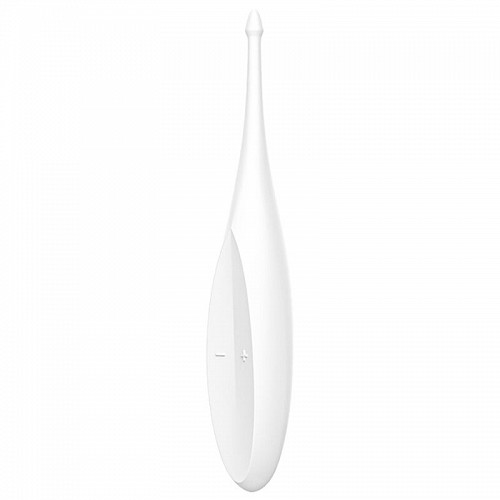 SATISFYER TWIRLING FUN TIP VIBRATOR - WHITE - ΔΟΝΗΤΕΣ