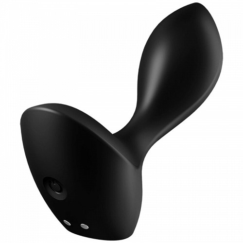 SATISFYER BACKDOOR LOVER VIBRATING PLUG - BLACK - ΔΟΝΗΤΕΣ