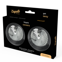 COQUETTE CHIC DESIRE   NIPPLE COVERS SILVER