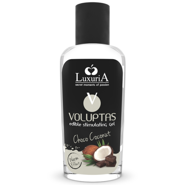 LUXURIA VOLUPTAS EDIBLE STIMULATING GEL WARMING EFFECT - COCONUT AND CREAM 100 ML