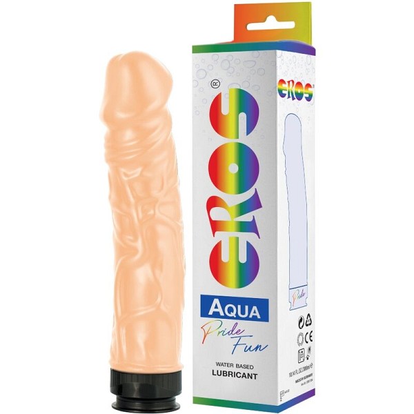 EROS AQUA PRIDE DILDO AND WATERBASED LUBRICANT