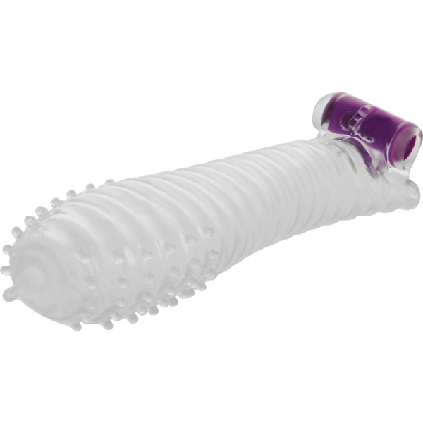 OHMAMA TEXTURED PENIS SLEEVE WITH VIBRATING BULLET