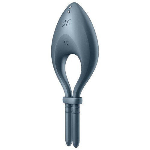 SATISFYER BULLSEYE RING VIBRATOR - GREY - ΔΟΝΗΤΕΣ