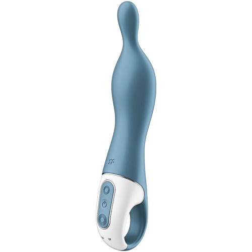 SATISFYER A-MAZING 1 A-SPOT VIBRATOR - BLUE - ΔΟΝΗΤΕΣ