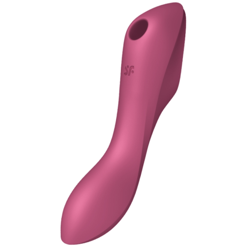 SATISFYER CURVY TRINITY 3 CLIT STIMULATING - RED - For Clit