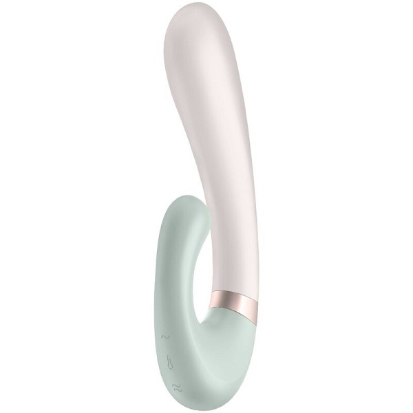 SATISFYER HEAT WAVE VIBRATOR - WHITE