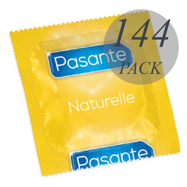 PASANTE CONDOMS NATURELLE BAG 144 UNITS