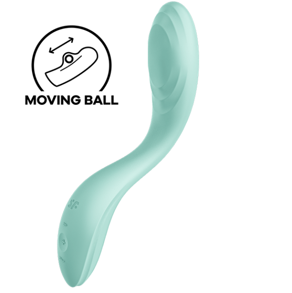 SATISFYER RRROLLING PLEASURE G-SPOT VIBRATOR - GREEN