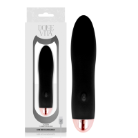 DOLCE VITA RECHARGEABLE VIBRATOR FOUR BLACK 10 SPEEDS