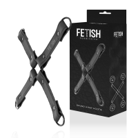 FETISH SUBMISSIVE HOG TIE VEGAN LEATHER