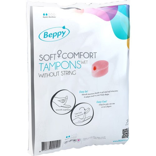 BEPPY SOFT COMFORT TAMPONS WET 30 UNITS - ΠΑΡΑΦΑΡΜΑΚΕΥΤΙΚΑ SEX SHOP