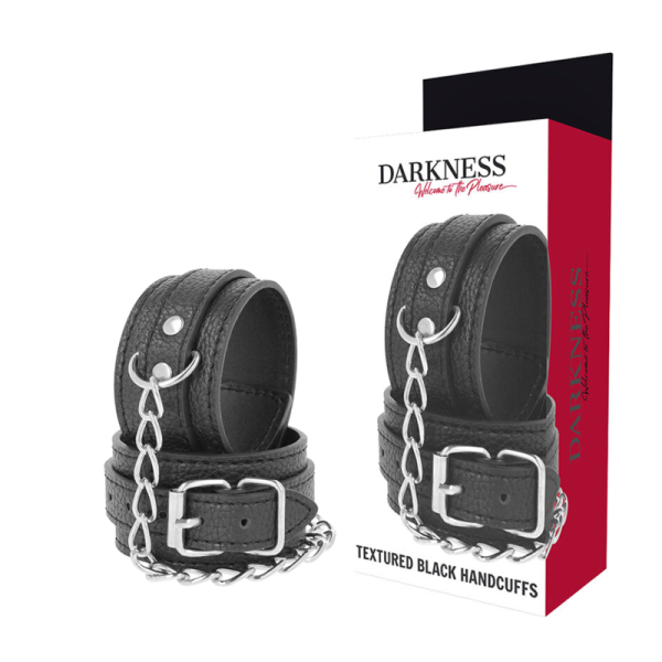 DARK NESS  WRIST CUFFS BLACK