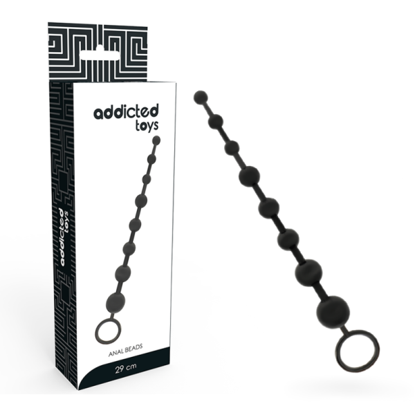 ADDICTED TOYS ANAL BEADS 29CM BLACK
