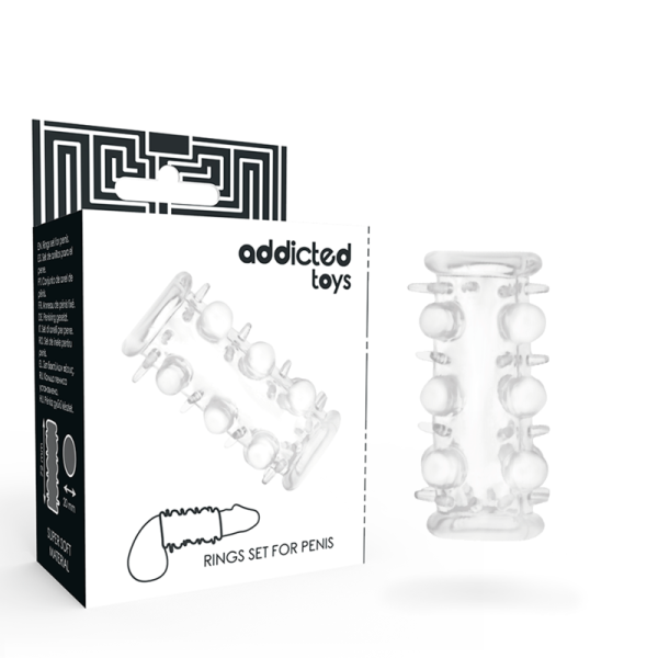ADDICTED TOYS PENIS SLEEVE CLEAR