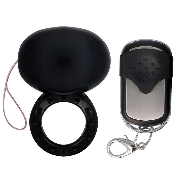 SPIRIT VIBRATING REMOTE CONTROL COCK RING BLACK