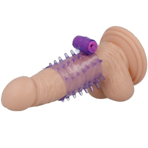 CASUAL RING VIBRATING SLEEVE PURPLE