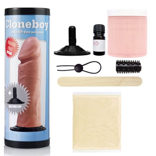 CLONEBOY DILDO & SUCTION CAP PINK