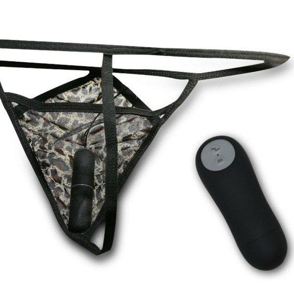 WILD BUTTERFLY VIBRATING THONG WITH REMOTE CONTROL 20 MODES/ δονητής στρινγκάκι
