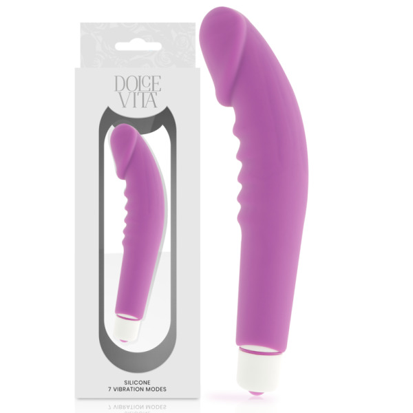 DOLCE VITA  REALISTIC PLEASURE PURPLE SILICONE