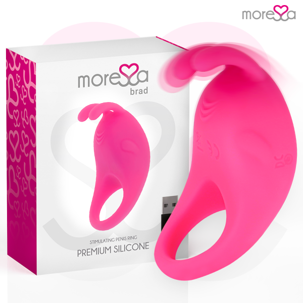 MORESSA BRAD PREMIUM SILICONE RECHARGEABLE ROSA